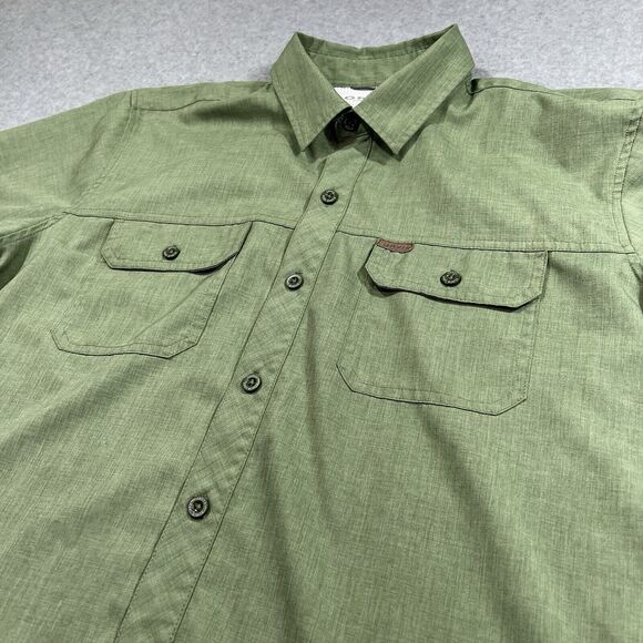 Orvis Men's Green Short Sleeve Button Down Shirt 1369167 Size Large L - Picture 3 of 9